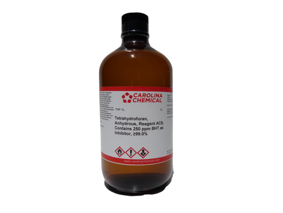 Tetrahydrofuran, Anhydrous, ACS Reagent, 250 ppm BHT Inhibitor